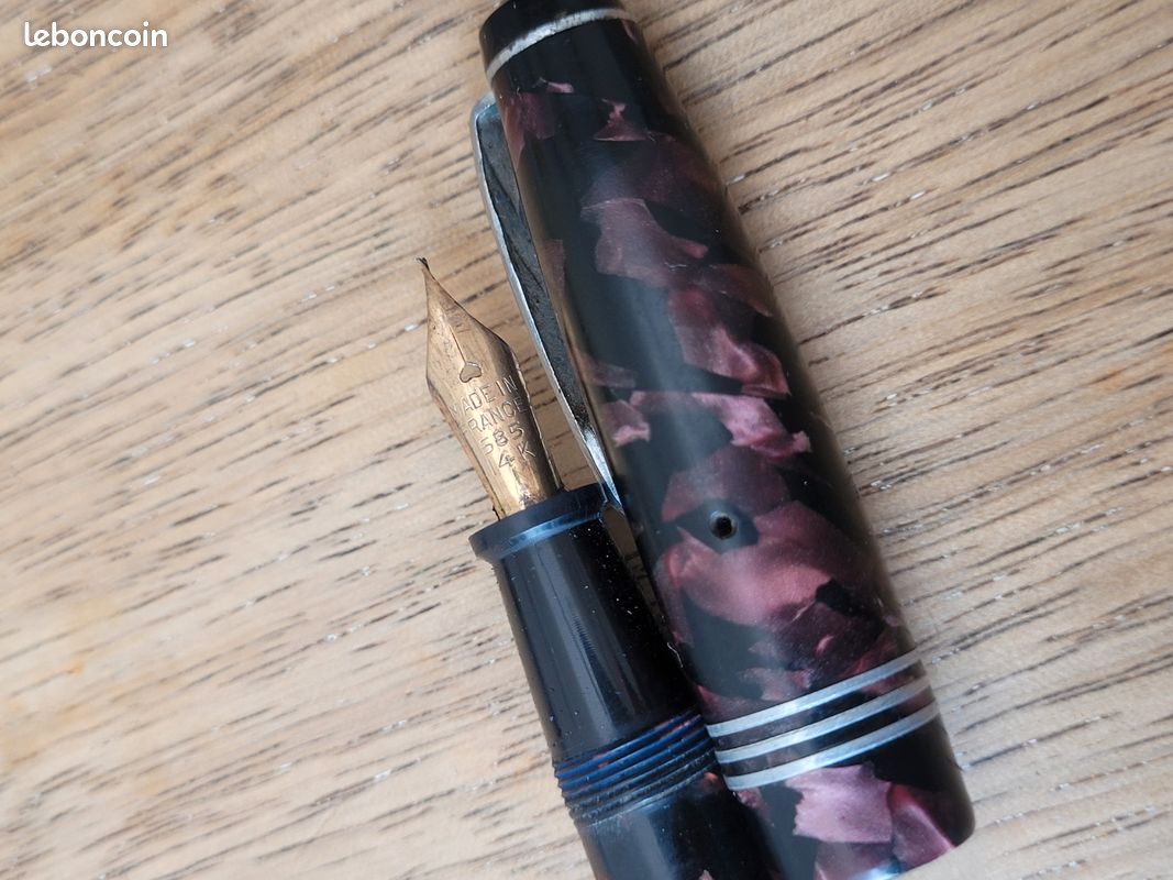 Stylo Plume Parker Victory Vintage - Plume En Or 18 Carats, Couleur Noir, Occasion