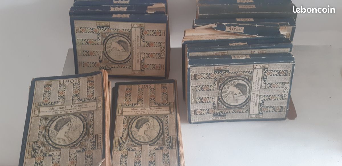 Lot de 15 Almanach années 1894 à 1908 (image 4)