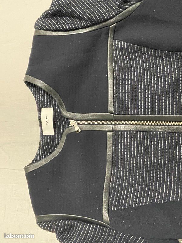 Veste/ Blaser femme bleu marine Zapa (image 2)