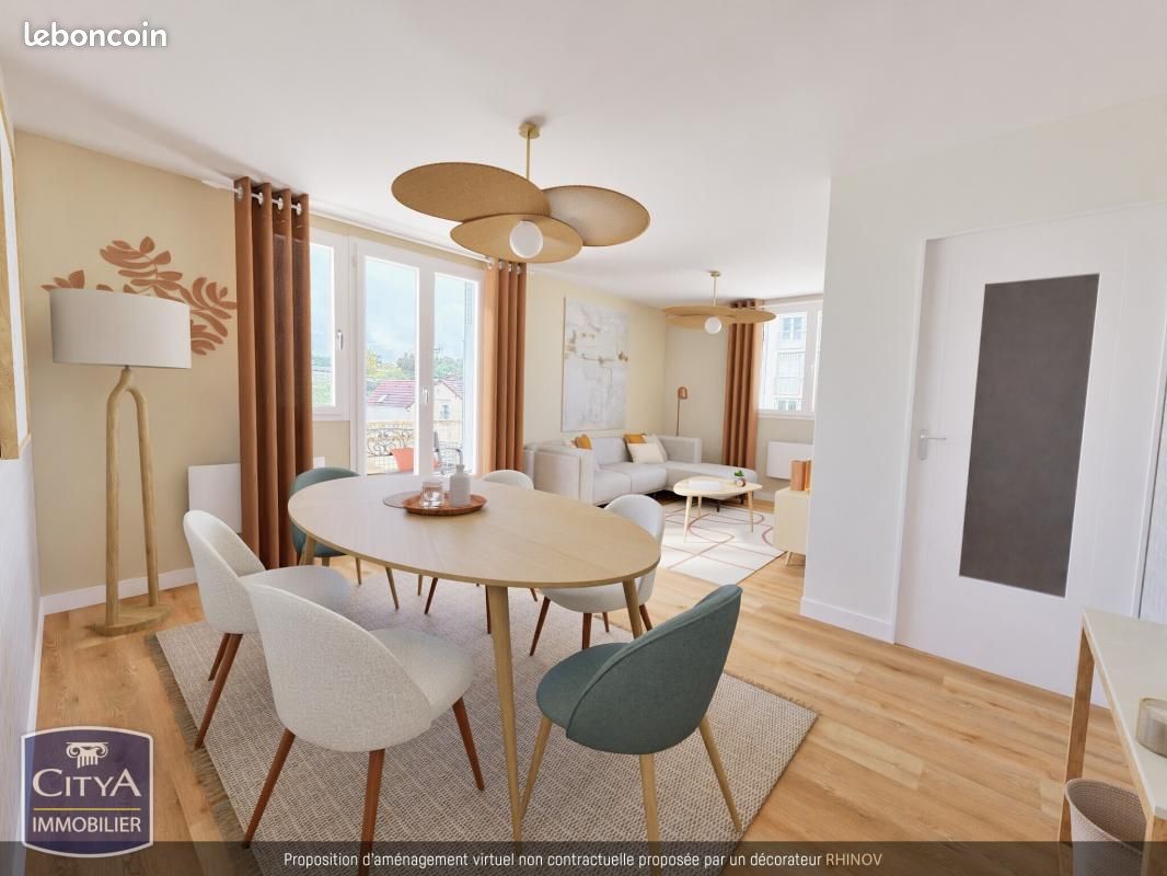 Appartement 3 pièces 68 m² · à Châteauroux · 68 m² · 54 000 €