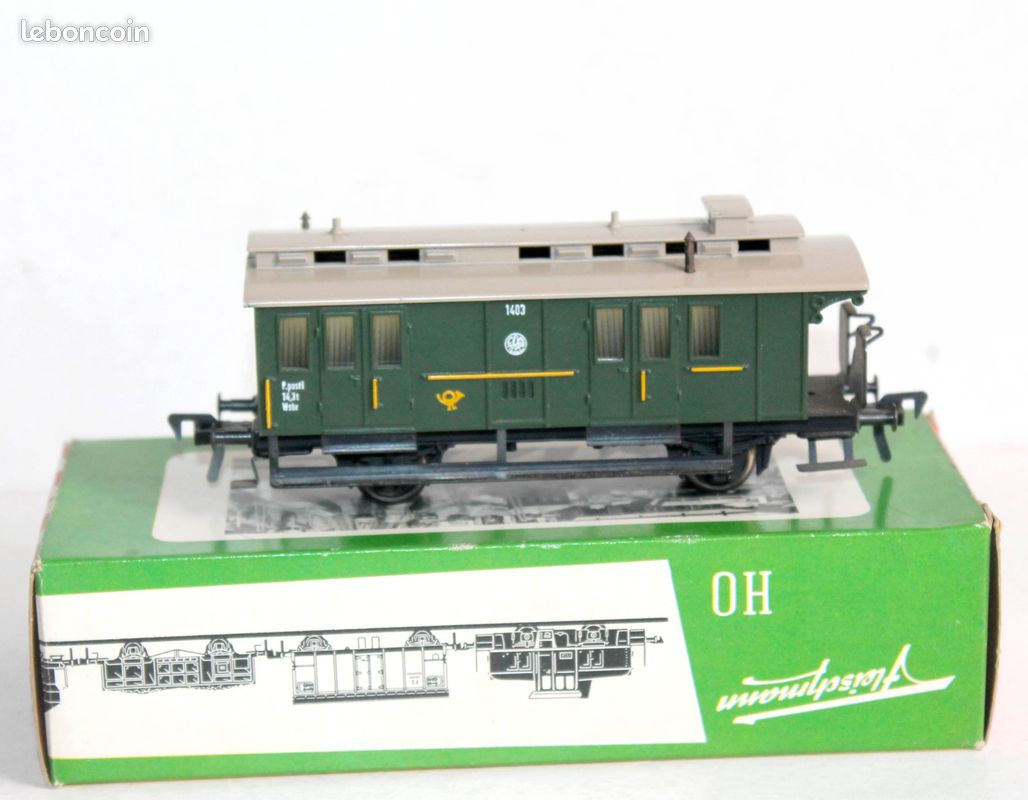 Fleischmann H0 - 5840K/5843K - Vagón de tren de pasajeros a escala (3