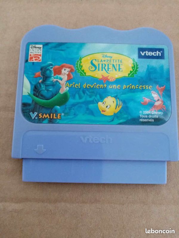 Jeu V.Smile La Petite Sirène - Version Française - Vtech - Très Bon état