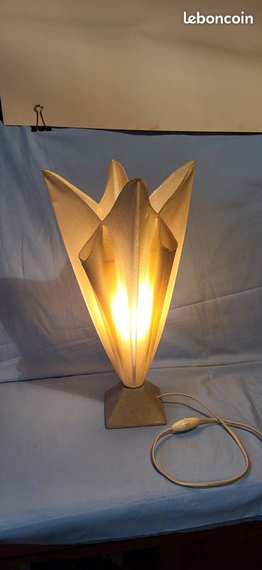 Grande lampe Athena de Georgia Jacob 65 cm Vintage