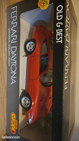 Giodi 1/18 – Ferrari 365 GTB/4 Daytona Rouge 1969 – état Correct, Sans Boîte