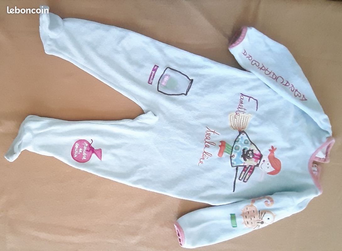 Pyjama velours 23mois DPAM (image 1)