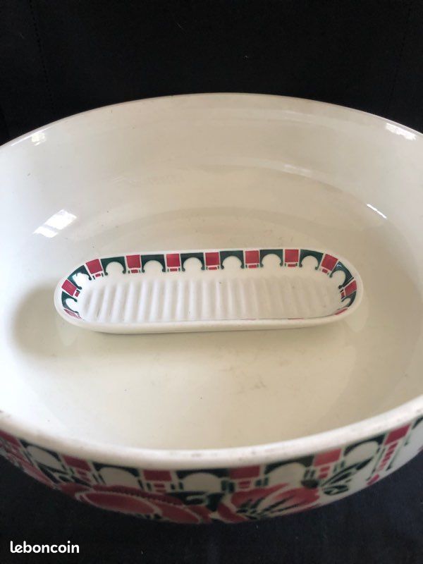 Ancienne Bassine de Toilettes & Porte Peigne (image 2)