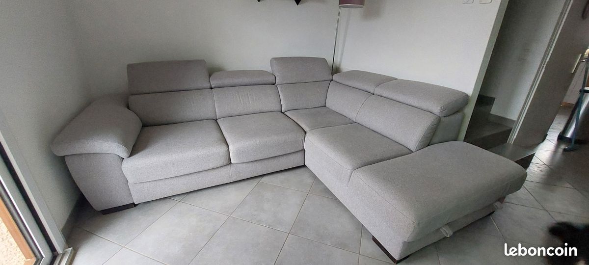 Canapé d'angle convertible poltron et sofa (image 1)