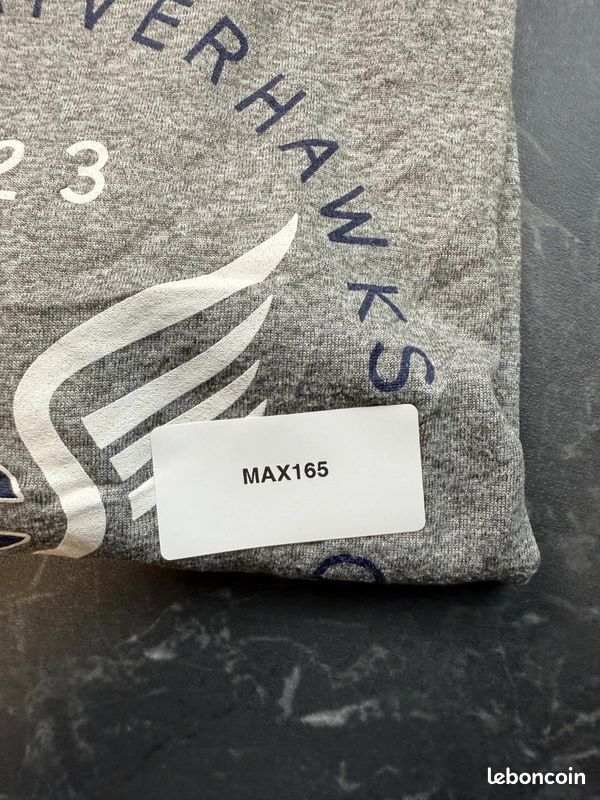 T-shirt à manches longues Nike Sport matière dri-fit imprimé sportif Running gris Homme Taille M (image 14)