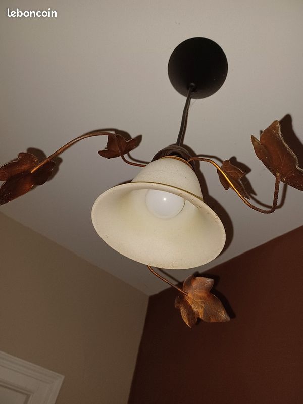 Luminaire en acier Ampoule comprise (image 1)