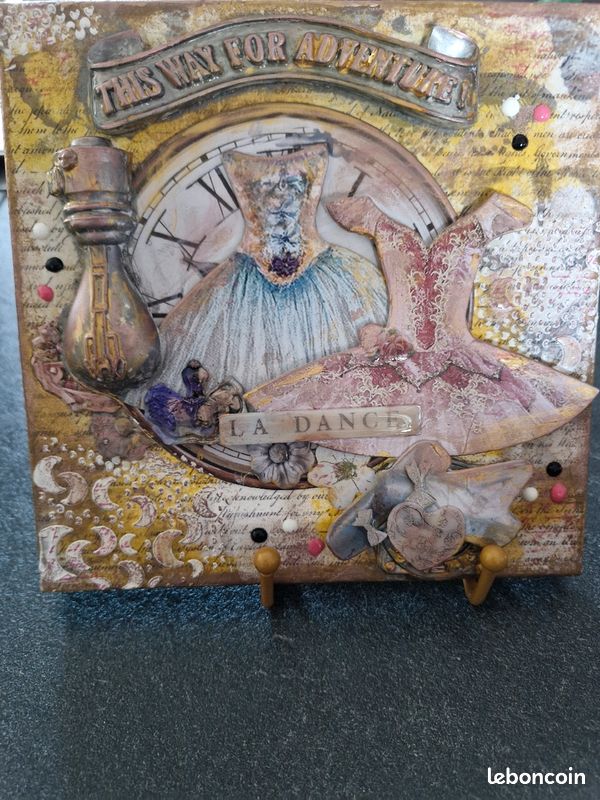 Cadre déco la danse scrapbooking (image 1)