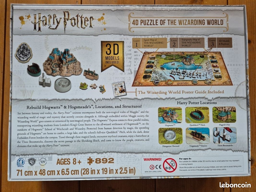 Puzzle 4D Harry Potter The wizarding world (image 2)