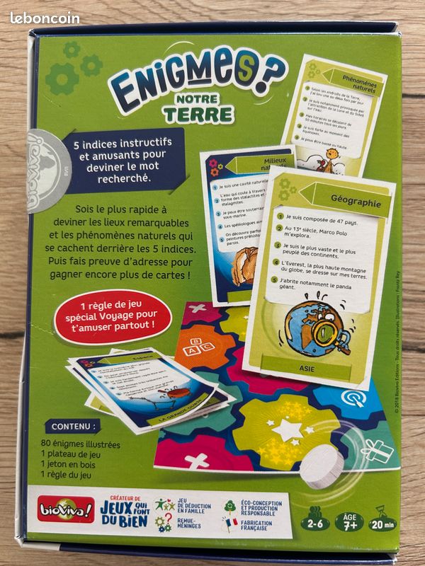 Enigmes BIOVIVA notre Terre (image 2)
