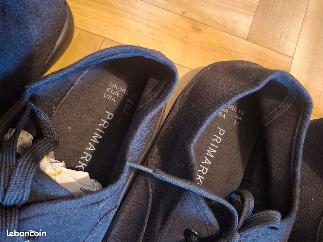 Deux Baskets en toile noires PRIMARK (image 7)