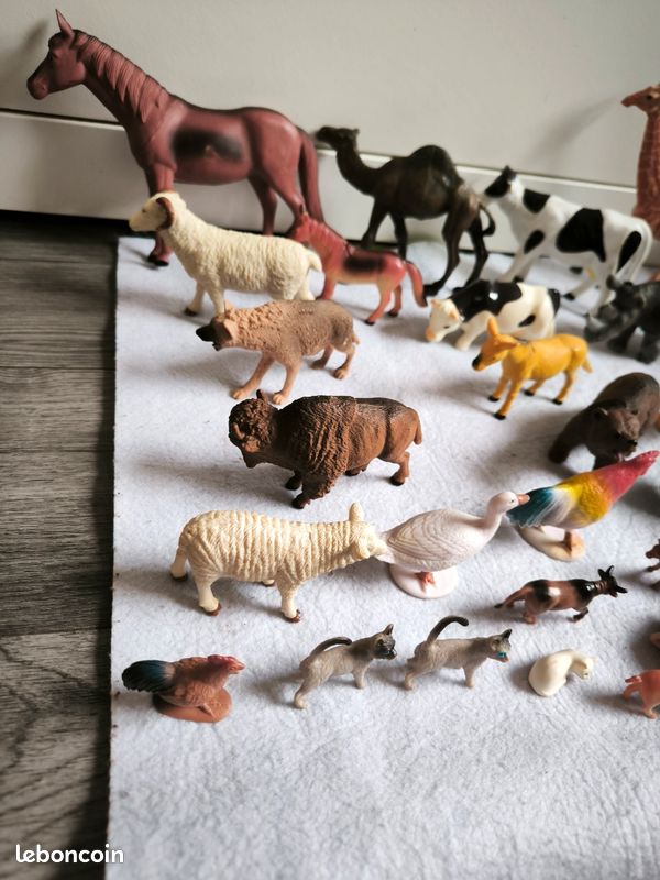 Lot animaux de la ferme + tapis + tracteur (image 7)