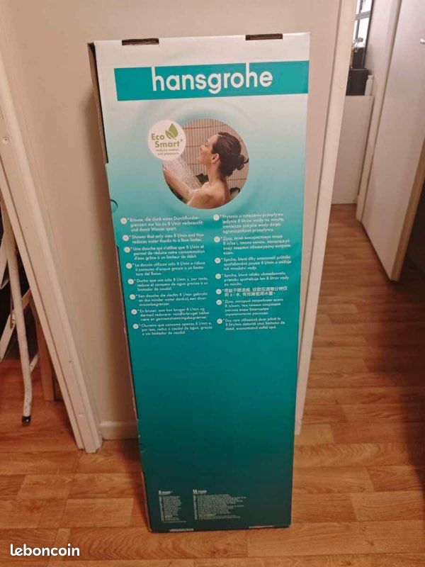 Colonne de douche thermostatique noir, Stamis S, HANSGROHE NEUF ✅ (image 3)