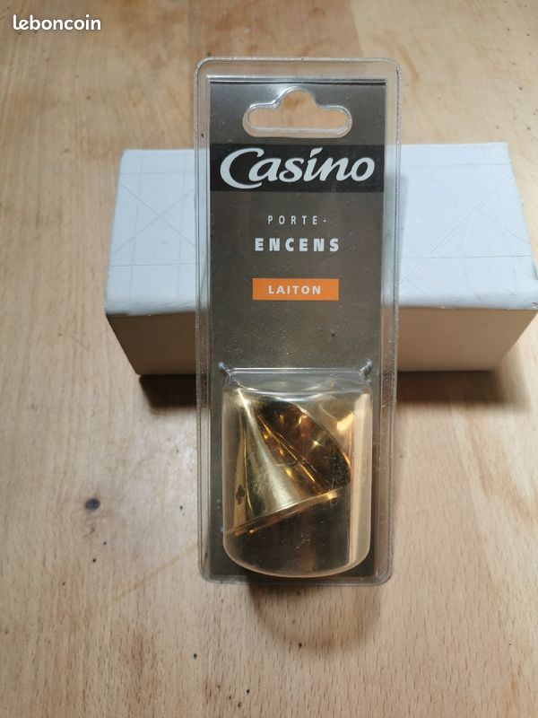 Porte encens en laiton neuf (image 3)