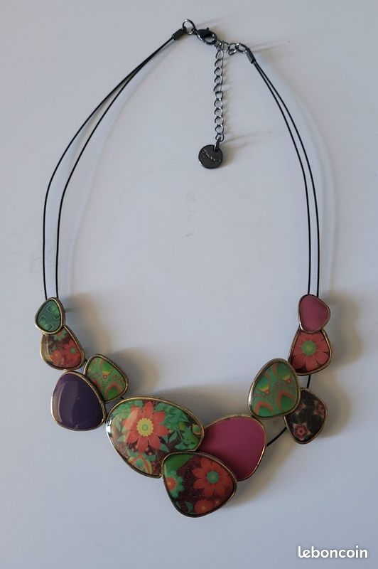 Collier spirales plaqué or Zalio pour femme I