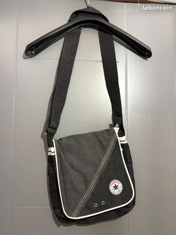 Sac bandoulière Converse All Star mixte noir et gris Accessoires