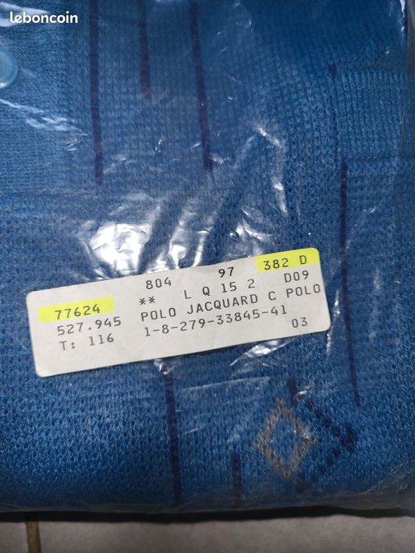 Pull Bleu Outremer Neuf Avec étiquettes – Marque Diplodocus, Taille L, Coton Mélangé