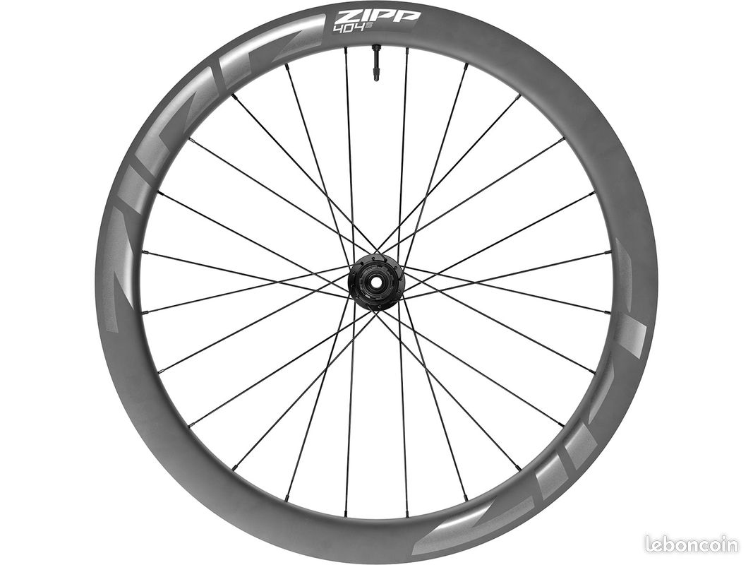 Roue arrière route en carbone ZIPP 404 S A1 (50mm - disques - tubeless - dark grey) 2026 Corps de r (image 1)