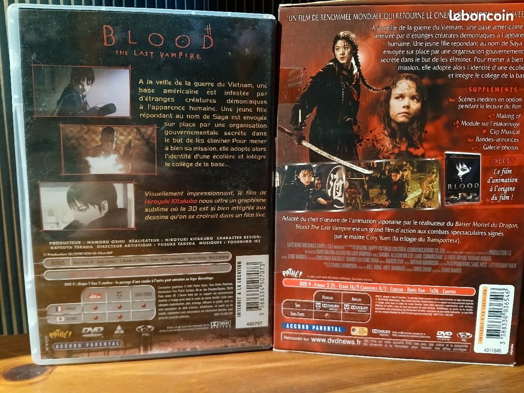 Lot blood the last vampire : dvd + animé (image 2)