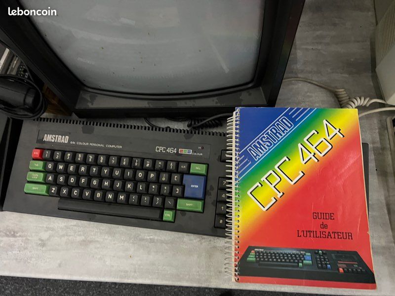 Ordinateur Amstrad CPC 464 à cassettes + écran GT 65 (image 4)