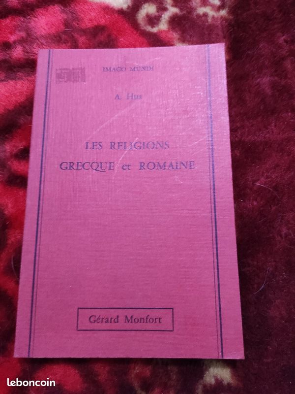 Les Religions Grecque et Romaine (de l'Antiquité) - Alain Hus (image 1)