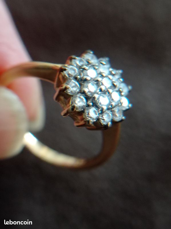 Bague choux plaqué or Montres Bijoux