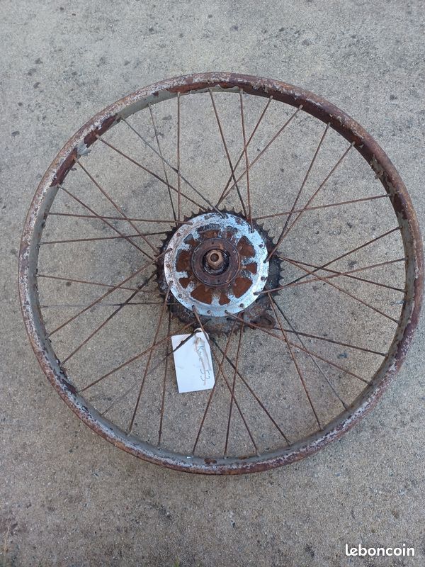 ROUE JANTE MOBYLETTE Cyclomoteur PEUGEOT 103 avant D11X17-E17X27DOT