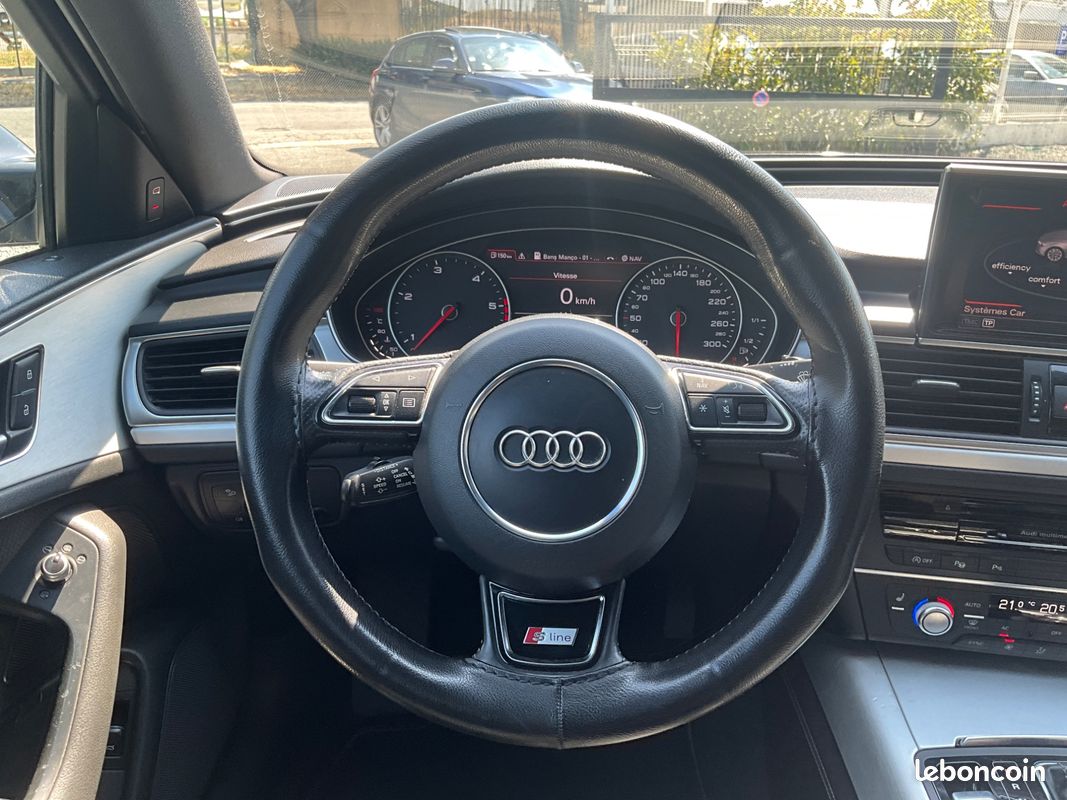 Audi a6 3.0 tdi 205 c s-line quattro s-tronic ouverture sans cle / clim quadri zone / sieges chauffant av/ar (image 12)