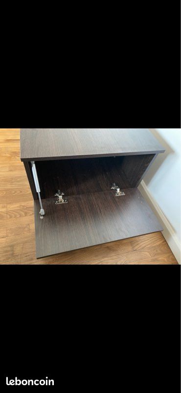 Table basse design contemporain 90x60 cm avec tiroir - Neuve (image 2)