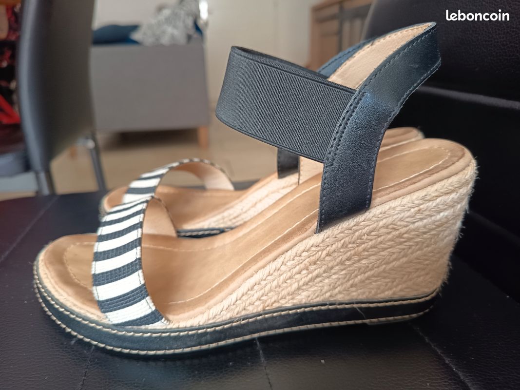 Sandales Talons Sandales Femme CompensÃ©es Chaussea Chaussures à