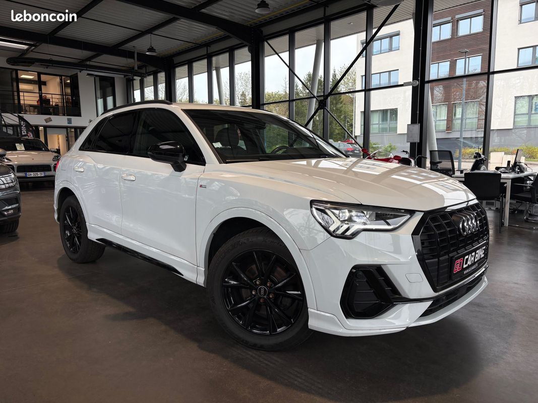 Audi Q3 TDI 150 CH S Line S tronic Garantie 6 ans Suivi Audi Apple Carplay Attelage Hayon Electrique Pack Black Sièges Chauffants LED Volant Méplat Keyless 18P 479/mois (image 3)
