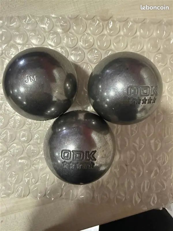 Boules Occasion Oddeka Zeus Inox 72/700 – Quasi Neuves Gravées (image 5)