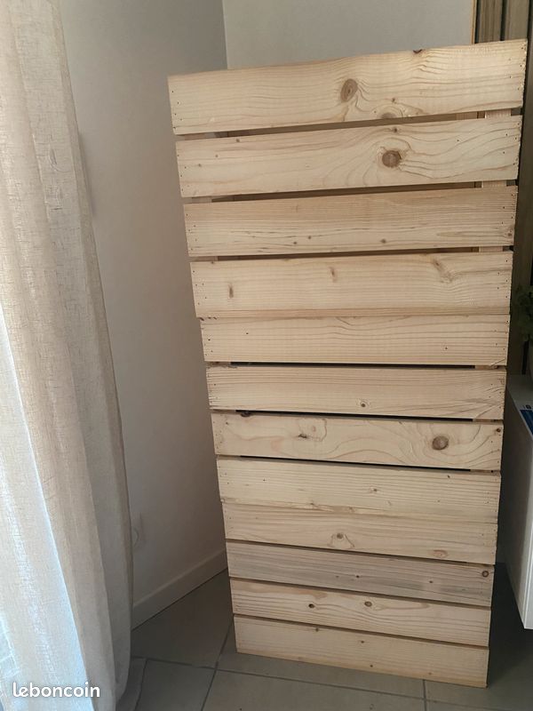 Lot de 3 caisses en bois (image 1)
