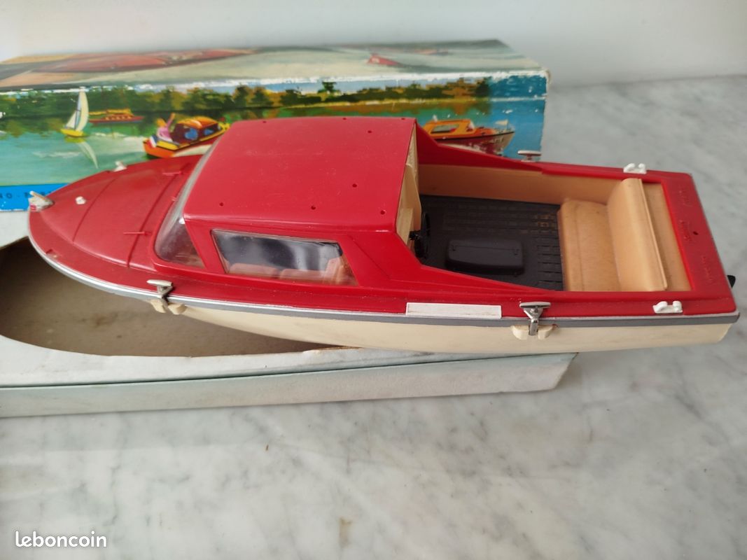 Jouet Ancien Hornby Meccano – Canot 'La Mouette' – Avec Sa Boîte D'origine