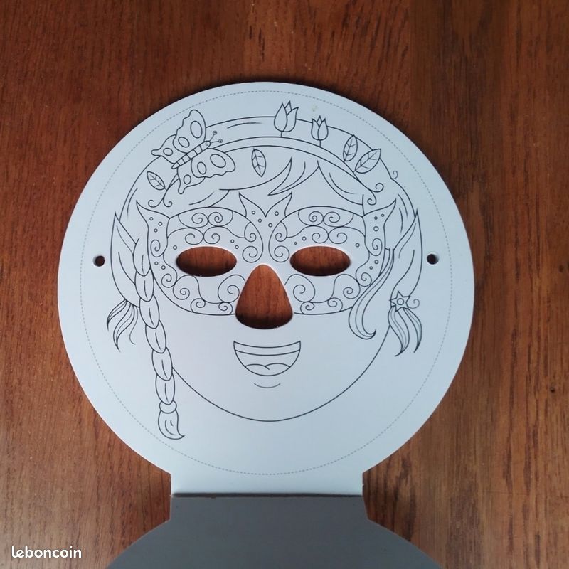 Masques à colorier (image 5)