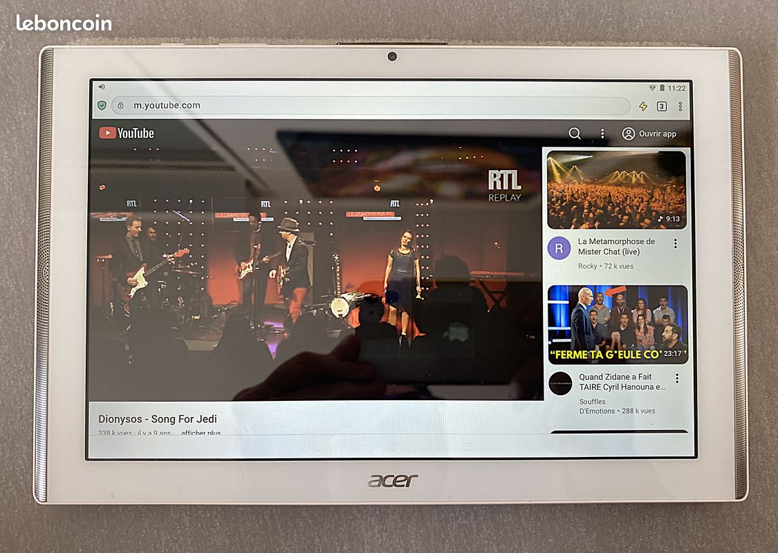 Écran Tactile Remplacement Pour Acer Iconia One 10 B3-A40FHD - Blanc + Kit Colle Et Outils