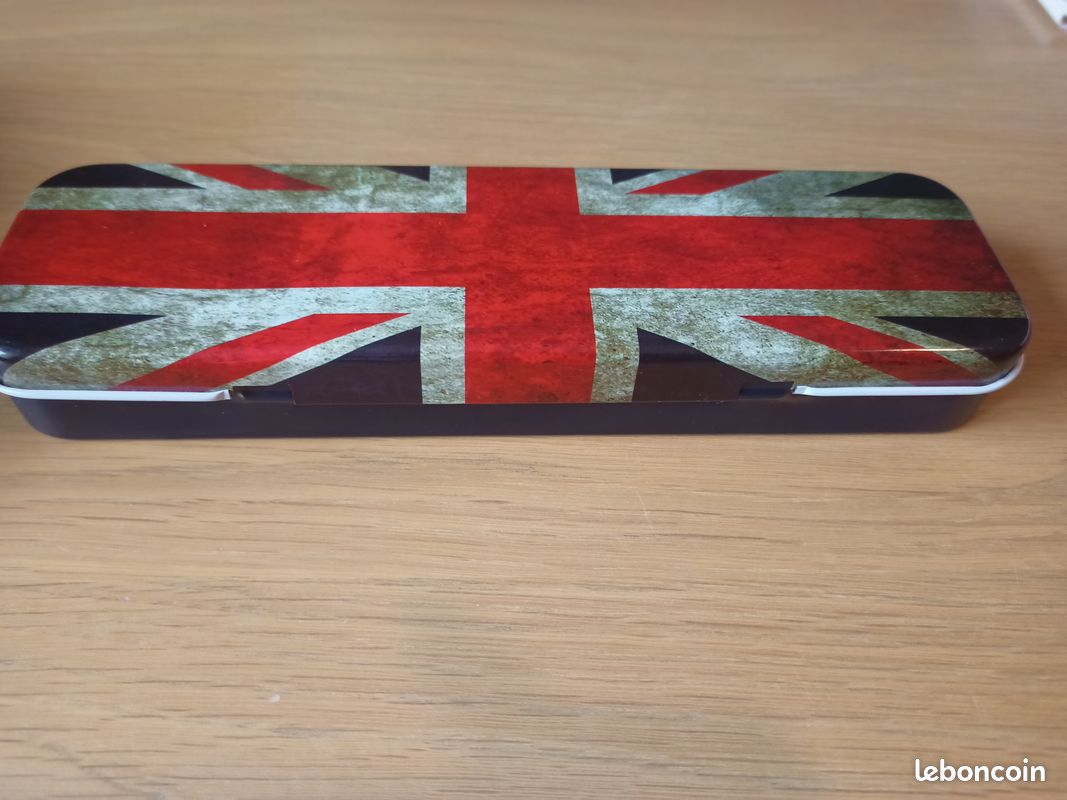 Plumier boîte métal drapeau Union Jack / Royaume-Uni (image 2)