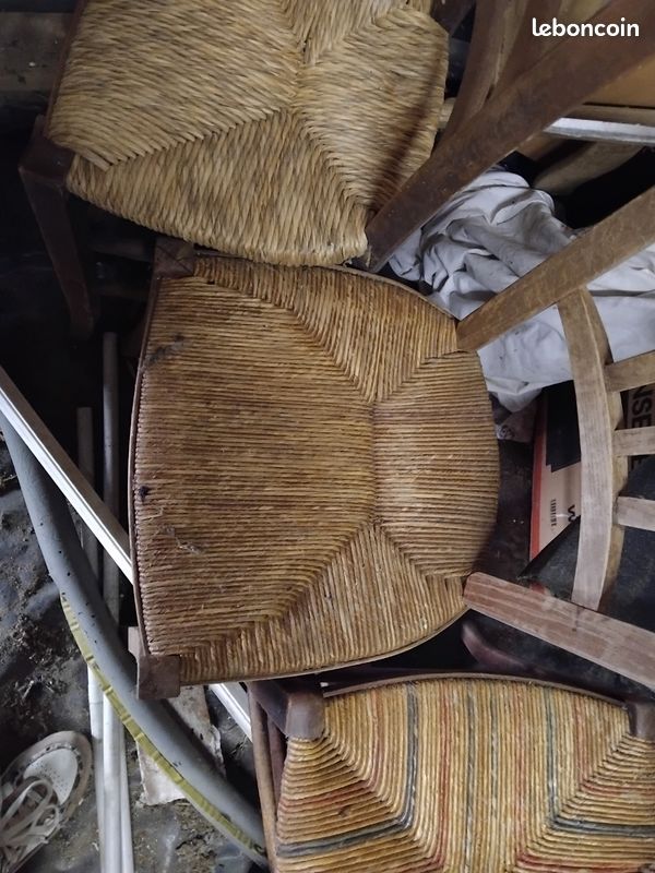 Chaises en paille bon état (image 3)