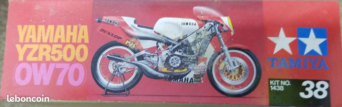 Maquette YAMAHA YZR 500 OW70 - TAMIYA 1438 (image 3)