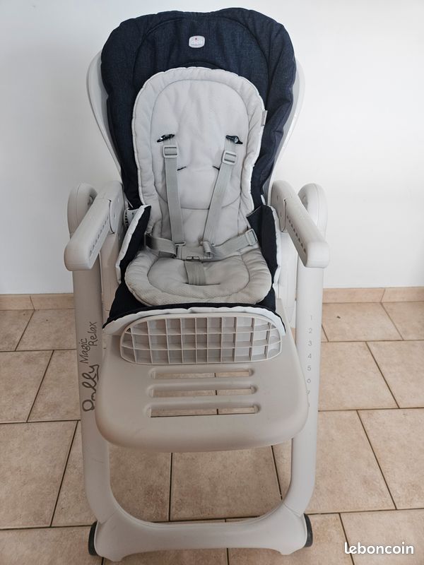 Transat chaise haute Chicco Polly magic relax (image 1)