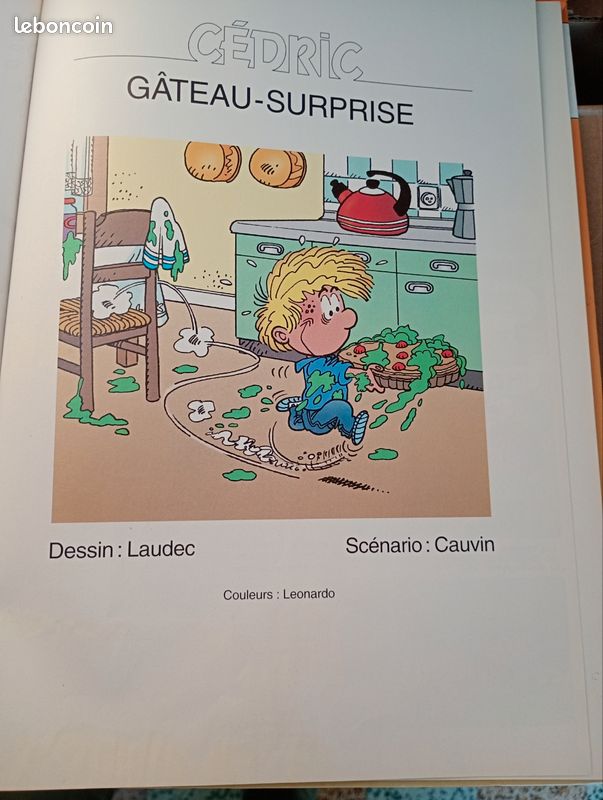 Bande dessinée Cédric gâteau surprise (image 3)