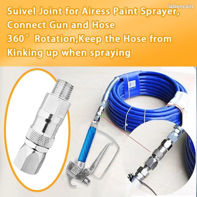 Produits sélectionnés Ensemble d'accessoires pour pistolet pulvérisateur sans air, 19 pièces, équipement de pulvérisateur de peinture, outils auxiliaires (image 3)