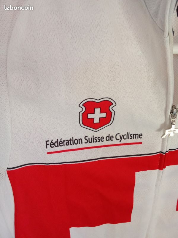 Maillot Homme // Ventoux Blanc Bordeaux (coupe ajustée