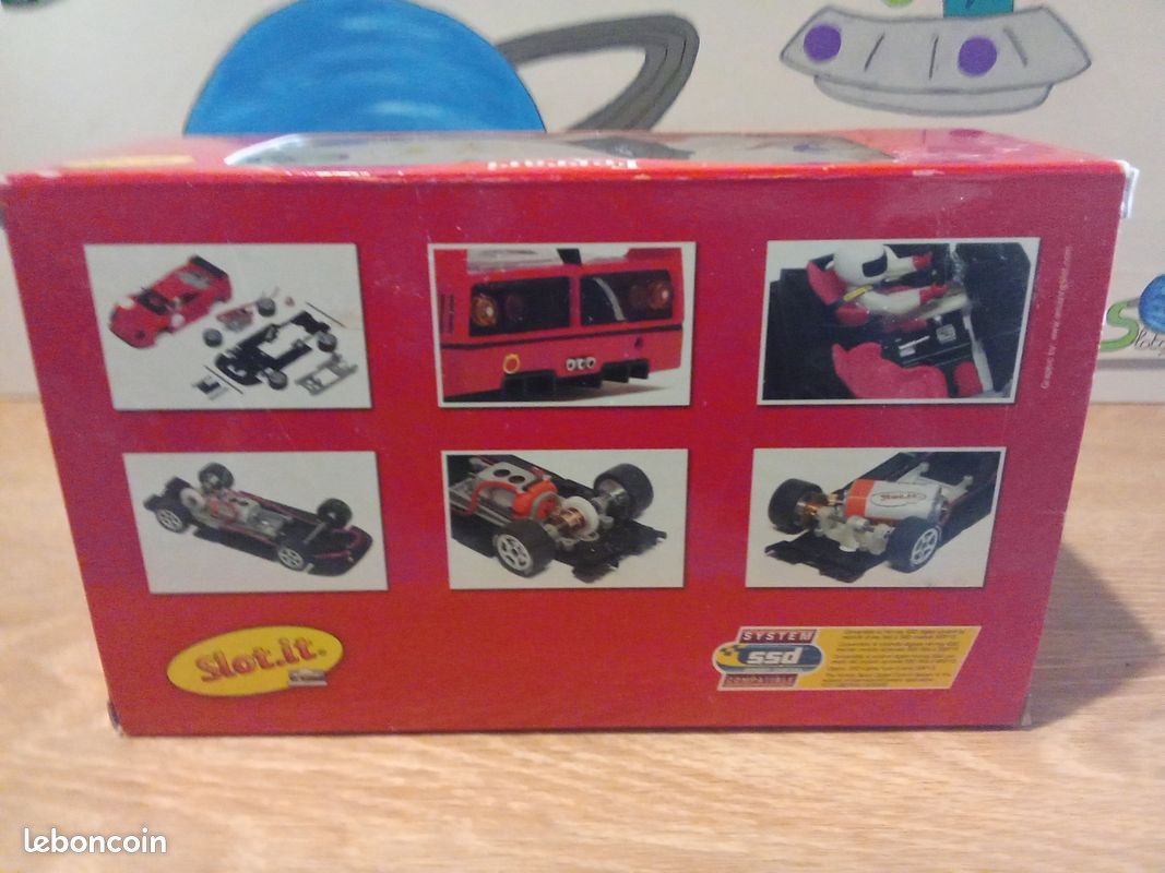 Lot De 6 Châssis Scalextric Ferrari F40 - Échelle 1/32 - Années 90 - Neuf