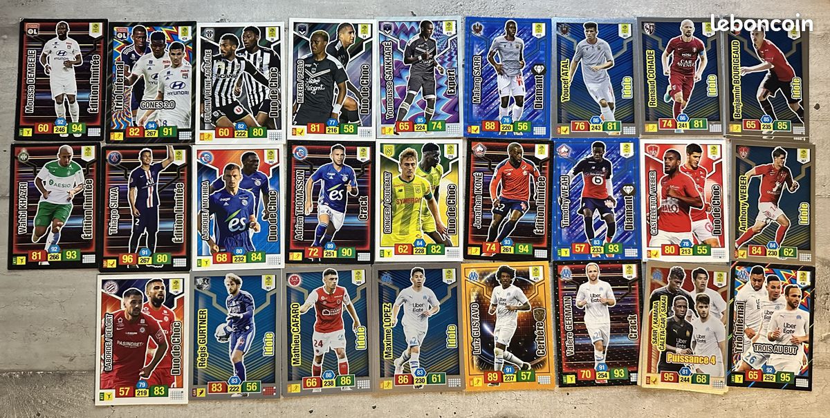 83 Cartes Panini Adrenalyn 2019-2020 (image 2)
