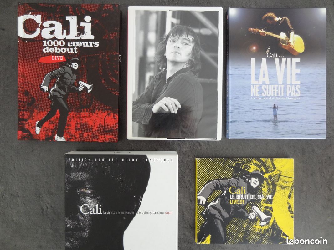 CALI lot de 6 DVD et 3 CD et livre et livret poster et cartes (image 1)