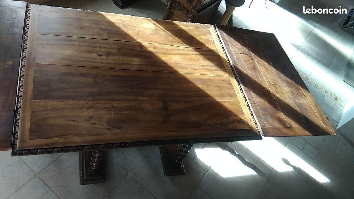 Table de salle à manger avec 2 allonges (image 6)