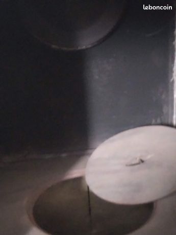 Poêle Ancien En Fonte Faure Et Revin, Modèle La Lorraine, Bleu, 160 Kg, Bois, Occasion